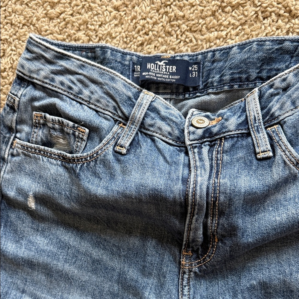 Hollister Light Blue Denim Pants